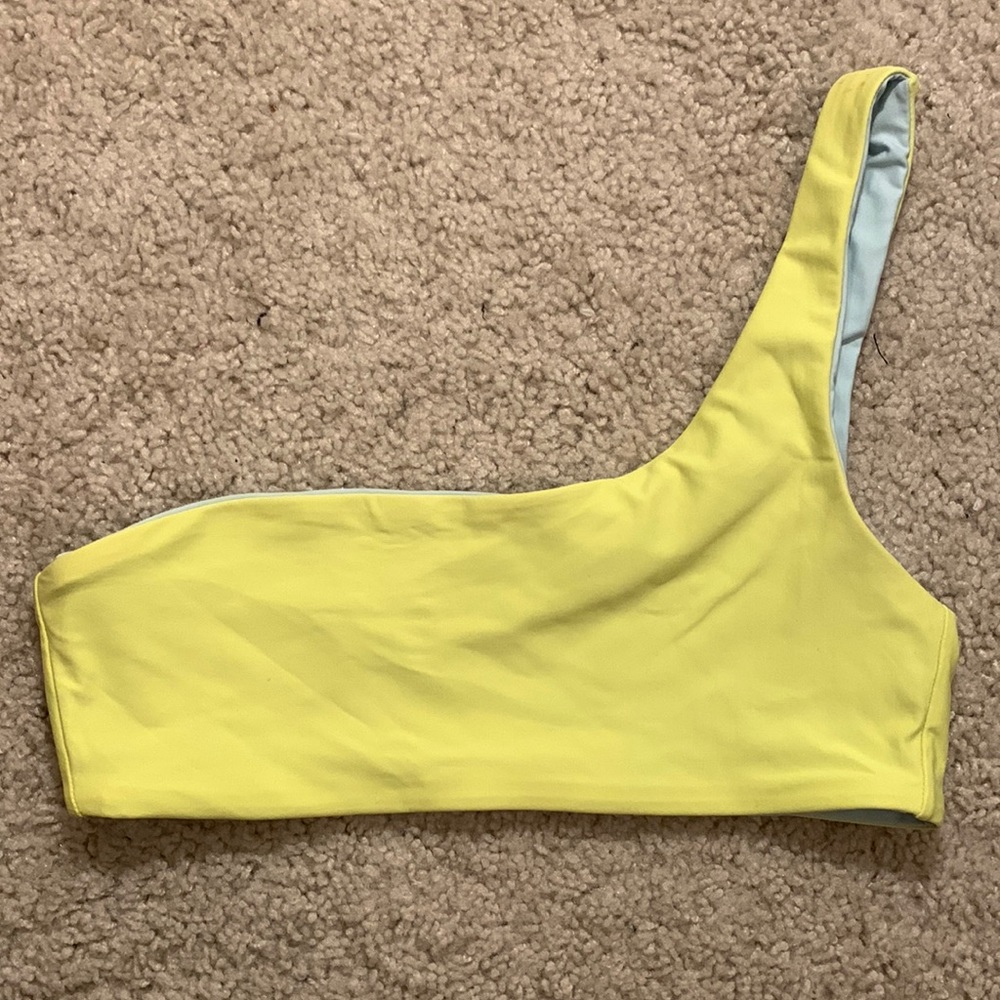 Mikoh Reversible One Shoulder Bikini Top
